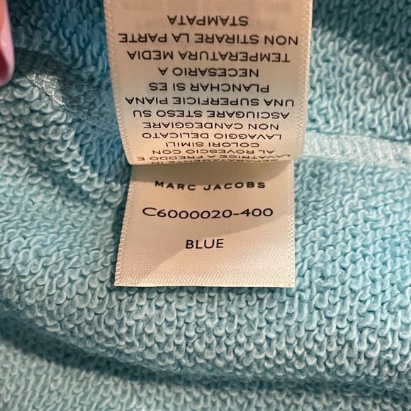 NWT Marc Jacobs x Magda Archer Sweatshirt Blue Size Medium - Picture 12 of 12